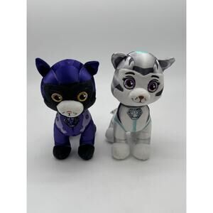 Paw Patrol Cat Patrol Shade & Rory Purple White 8" Plush Cat Stuffed Toy